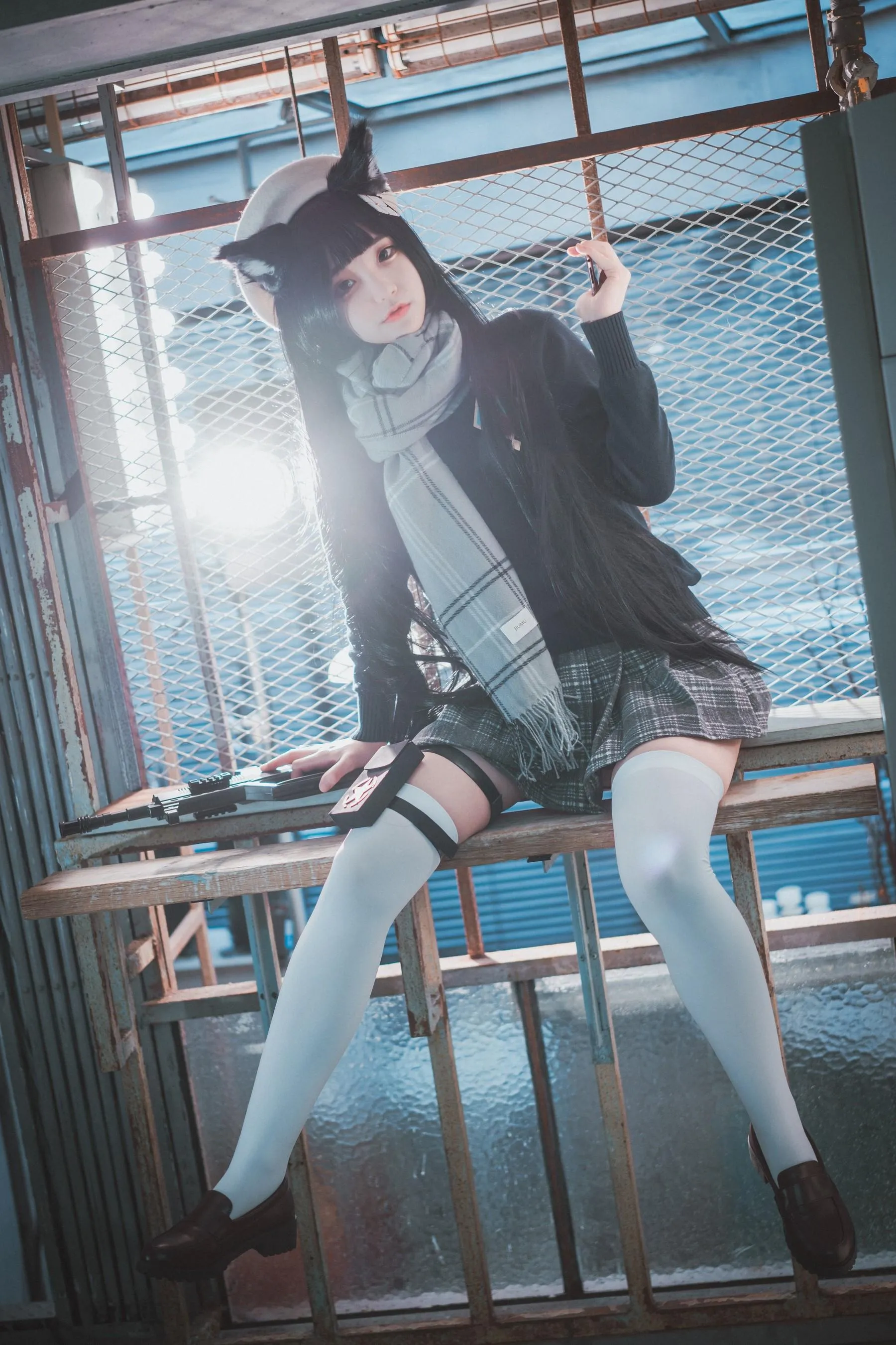 Jenny 정제니 – NO.19 [DJAWA] Type95 Pure White Graduation Girls Frontline [33P]插图9